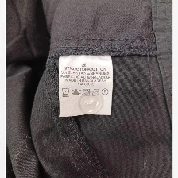 Penningtons Curvy Fit Black Straight Leg Stretchy Pants  Size 28 - Picture 4 of 10